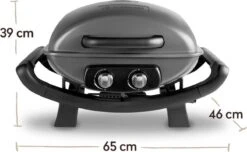 Burnhard Draagbare 2-Branders Gasbarbecue - Afdekhoes - BBQ Wayne 20 Burnhard Draagbare 2-Branders Gasbarbecue - Afdekhoes - BBQ Wayne -Merkloos Winkel 1200x737