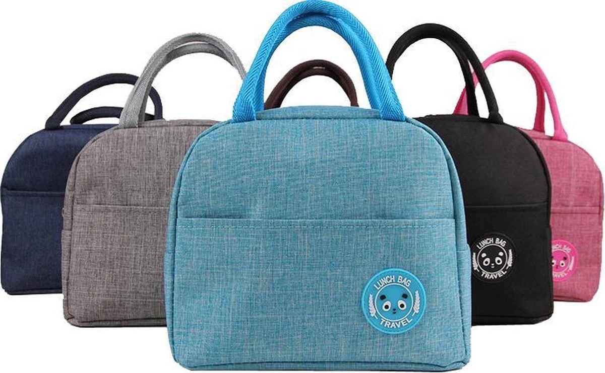 Koeltas - Lunchtas - Volwassenen En Kinderen - Compact & Handig: Zomer - Picknick -School - Lunch - Werk - Klassiek Zwart 8 Koeltas - Lunchtas - Volwassenen En Kinderen - Compact & Handig: Zomer - Picknick -School - Lunch - Werk - Klassiek Zwart - Afbeelding 6