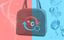 Koeltas - Lunchtas - Volwassenen En Kinderen - Compact & Handig: Zomer - Picknick -School - Lunch - Werk - Klassiek Grijs -Merkloos Winkel 1200x747 2