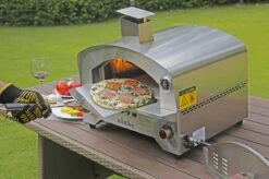 Bighorn Outdoor Edelstaal Gas Pizza Oven - Draagbare Gas Barbecue - Edelstaal -Model SRGG20001 -Merkloos Winkel 1200x799 13