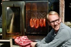 2-L Home & Garden XL Rookoven - RVS - 80x40x28 Cm - 3 Etages -Merkloos Winkel 1200x800 2