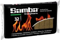 Samba Aanmaakblokjes Bruin á 24 X 32 Stuks - Omdoos Is 768 Aanmaakblokjes -Merkloos Winkel 1200x805 1