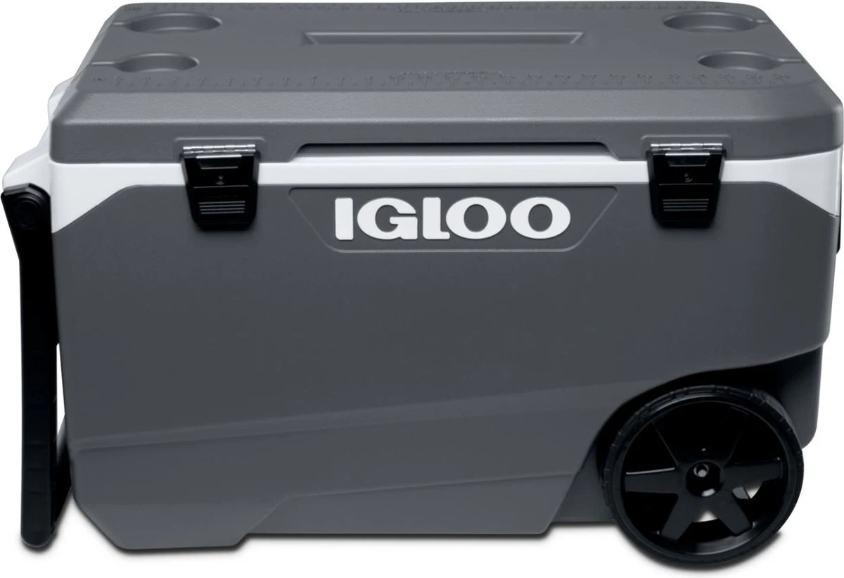 Igloo Latitude 90 Roller - Grote Koelbox Op Wielen - 85 Liter - Grijs 3 Igloo Latitude 90 Roller - Grote Koelbox Op Wielen - 85 Liter - Grijs
