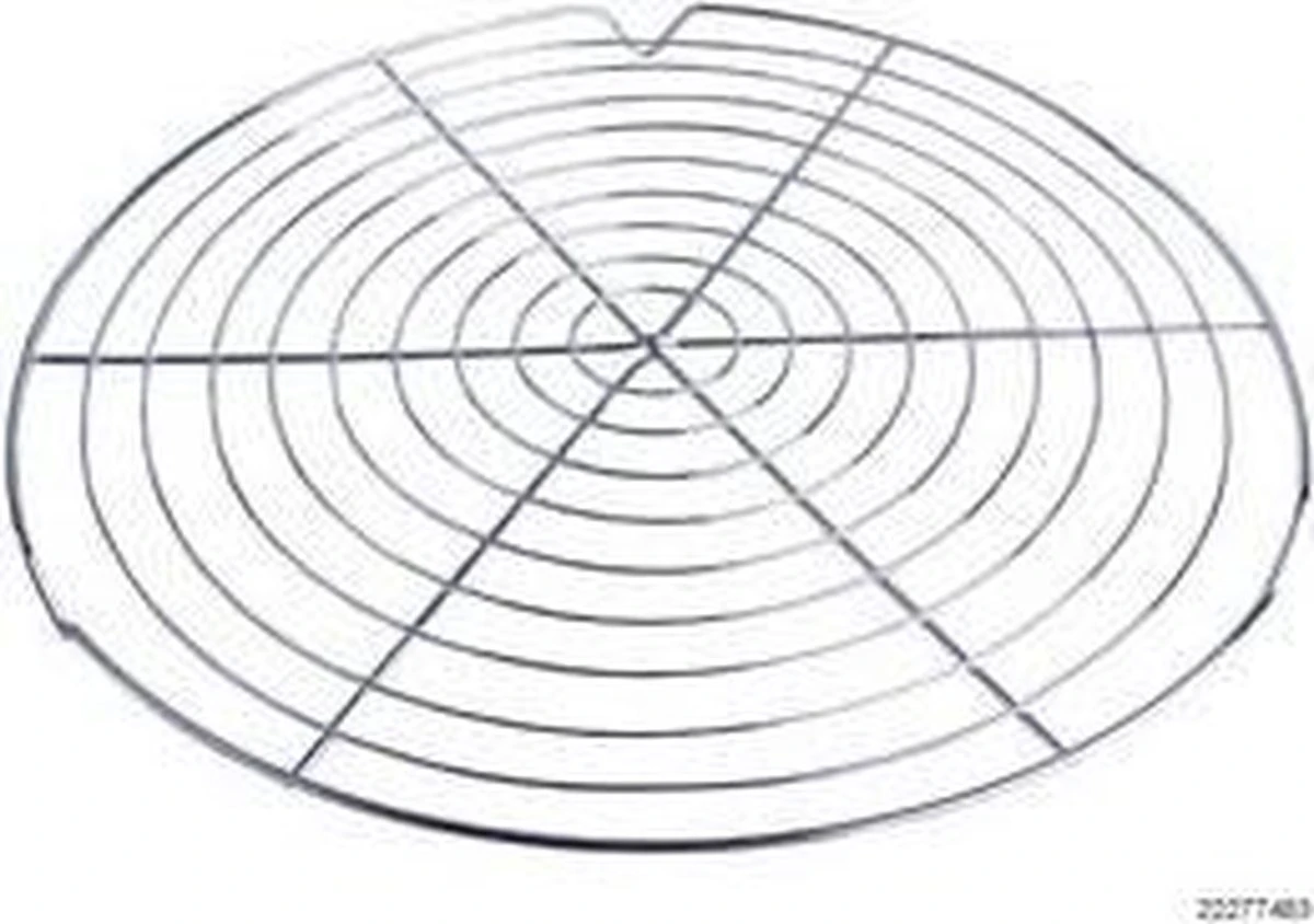 Merkloos RVS Taartrooster 32 Cm 4 Merkloos RVS Taartrooster 32 Cm - Afbeelding 2