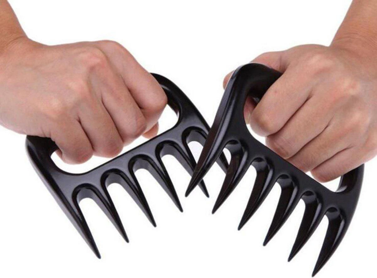 GS Barbecue Vleesklauwen Voor Pulled Pork - 2 Stuks - BBQ Vleesklauw - Snijhulp 4 GS Barbecue Vleesklauwen Voor Pulled Pork - 2 Stuks - BBQ Vleesklauw - Snijhulp - Afbeelding 2