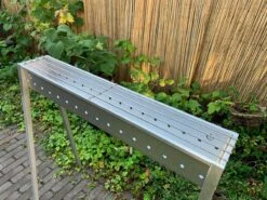 Spiedini Saté-bbq Bali 80 - Saté Houtskoolbarbecue Met Horizontaal Rooster - 80 Cm Lang, 11 Cm Breed - Materiaal: Gealuminiseerd Ijzer -Merkloos Winkel 1200x899 4