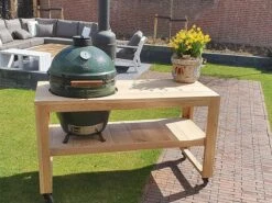 BBQ Tafel - Geschikt Voor Big Green Large/Bastard Large/Bastard Large Urban/Yakiniku 19 Inch/Monolith Large - Eikenhout - 87 Cm -Merkloos Winkel 1200x900 17