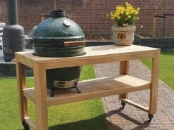 BBQ Tafel - Geschikt Voor Big Green Large/Bastard Large/Bastard Large Urban/Yakiniku 19 Inch/Monolith Large - Eikenhout - 87 Cm -Merkloos Winkel 1200x900 18