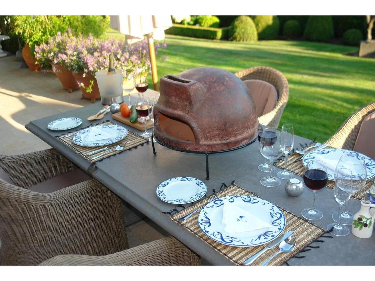 Sol-y-Yo Houtgestookte Toscaanse Stenen Pizza Oven 52CM 9 Sol-y-Yo Houtgestookte Toscaanse Stenen Pizza Oven 52CM - Afbeelding 7