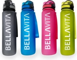 BELLAVITA Drinkfles - Turquoise - Cyaan - Waterfles - Drinkfles Volwassenen - Drinkfles Kinderen - Drinkfles 1 Liter - Fles - 1 Liter - 1000ml - Tritan - Fruitfilter- BPA-vrij - 100% Lekvrij -Merkloos Winkel 1200x936 4
