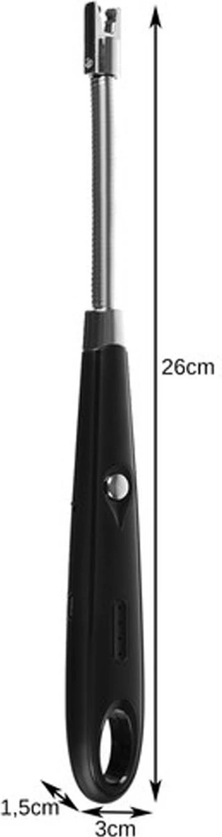 Flexibele Aansteker - USB Oplaadbaar - Keuken - BBQ - Kaars - Zwart 4 Flexibele Aansteker - USB Oplaadbaar - Keuken - BBQ - Kaars - Zwart - Afbeelding 2