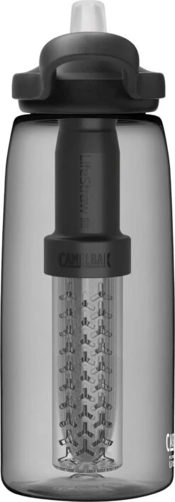 CamelBak Eddy+ Filtered By LifeStraw - Drinkfles - 1 L - Antraciet (Charcoal) -Merkloos Winkel 418x1200