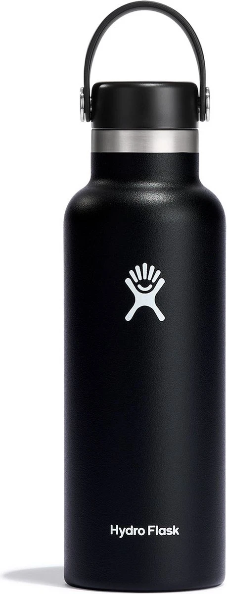 Hydro Flask Standard Mouth Flex Cap Drinkfles (532 Ml) - Zwart 3 Hydro Flask Standard Mouth Flex Cap Drinkfles (532 Ml) - Zwart