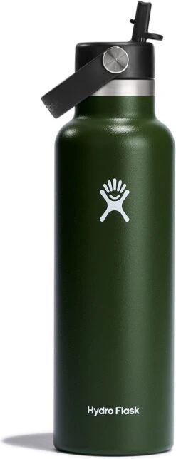 Hydro Flask Standard Mouth Flex Straw Cap Drinkfles (621 Ml) - Olive -Merkloos Winkel 460x1200 4