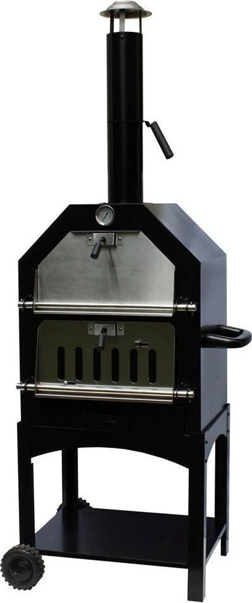 Merkloos MaxxGarden Pizza Oven - Smoker Barbecue Houtskool 45 X 65 X 158cm 19 Merkloos MaxxGarden Pizza Oven - Smoker Barbecue Houtskool 45 X 65 X 158cm - Afbeelding 17
