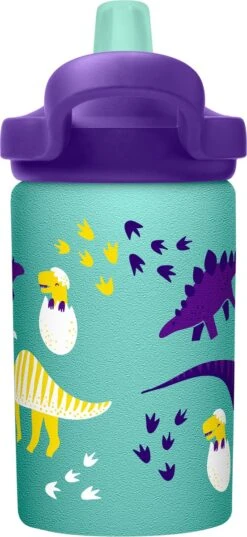 CamelBak Eddy+ Kids Single Wall SST - Drinkfles - 400 Ml - Groen (Hatching Dinos) -Merkloos Winkel 552x1200