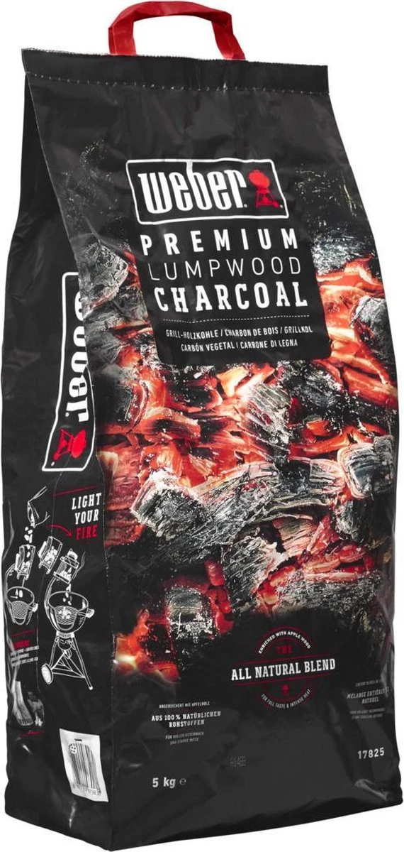 WEBER Houtskool - Zak Van 5 Kg 4 WEBER Houtskool - Zak Van 5 Kg - Afbeelding 2