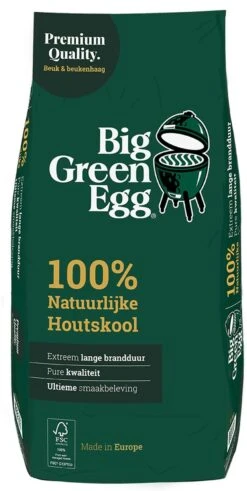 Big Green Egg BigGreenEgg Houtskool Europa 9kg - 1 Zak -Merkloos Winkel 604x1200