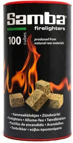 Samba Bruine Aanmaakblokjes Openhaard - 600 Stuks In Kokers - Omdoos -Merkloos Winkel 614x1200 1