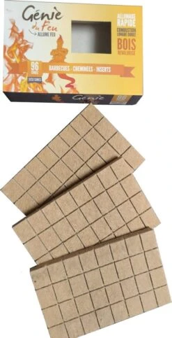 Genie Du Feu Aanmaakblokjes Bruin - 1344 Stuks - Voordeel Verpakking -Merkloos Winkel 614x1200