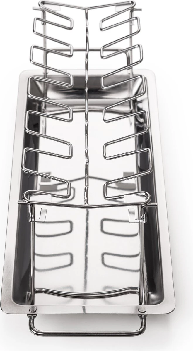 Blumtal BBQ Rek - Robuuste Roestvrijstalen Kippenpoot Rek - Voor 12 Poten - Kippengrillstandaard - Vaatwasmachinebestendig 4 Blumtal BBQ Rek - Robuuste Roestvrijstalen Kippenpoot Rek - Voor 12 Poten - Kippengrillstandaard - Vaatwasmachinebestendig - Afbeelding 2