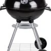 BBQ Collection Houtskoolbarbecue - Kogelbarbecue 45 X 60 Centimeter - Ronde Barbecue - Barbecue Op Wielen - Zwart - Metaal -Merkloos Winkel 735x1200