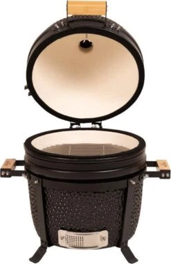 Patton Kamado 15" - Tafel Model - Keramische Barbecue - Premium Black - Medium - Compleet - Mat Zwart -Merkloos Winkel 780x1200