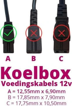Merkloos Koelboxkabel 12V Voedingskabel Koelbox - 2 Meter -Merkloos Winkel 819x1200 1
