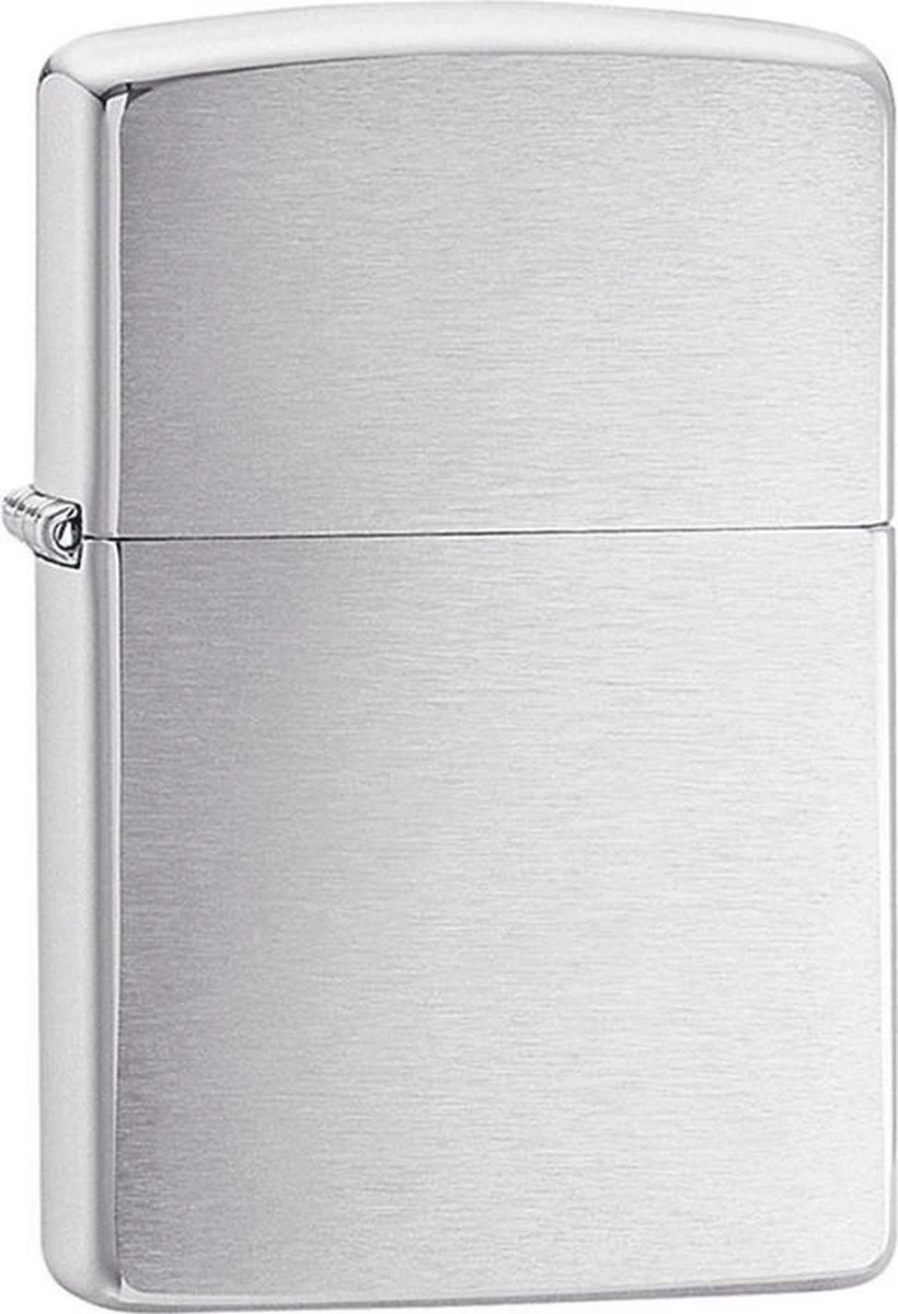 Zippo Brushed Chroom Aansteker 3 Zippo Brushed Chroom Aansteker