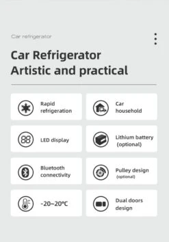 Alpicool 55L - Koelkast/vriezer - 12V-24V/230V - Compressor - APP - Voor Auto En Huis - Outdoor Camping Benodigdheden -Merkloos Winkel 837x1200 1