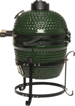 Patton Kamado Keramische Houtskoolbarbecue - 13" - Grilloppervlak Ø 28 Cm - Inclusief Heatdeflector - Groen -Merkloos Winkel 848x1200 1