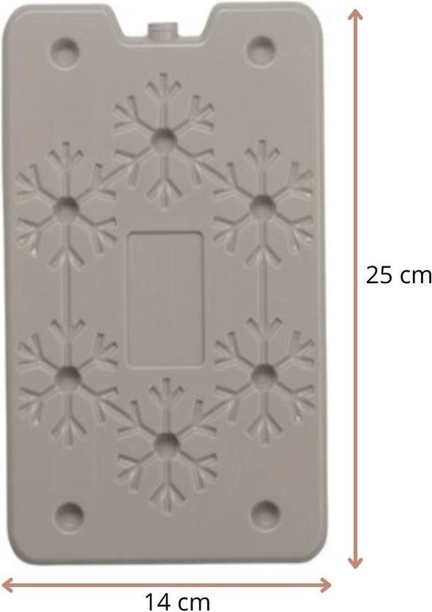 Orange85 Koelelementen - 3 Stuks - 25 X 14 Cm - 3 Kleuren - 400 Gram 8 Orange85 Koelelementen - 3 Stuks - 25 X 14 Cm - 3 Kleuren - 400 Gram - Afbeelding 6