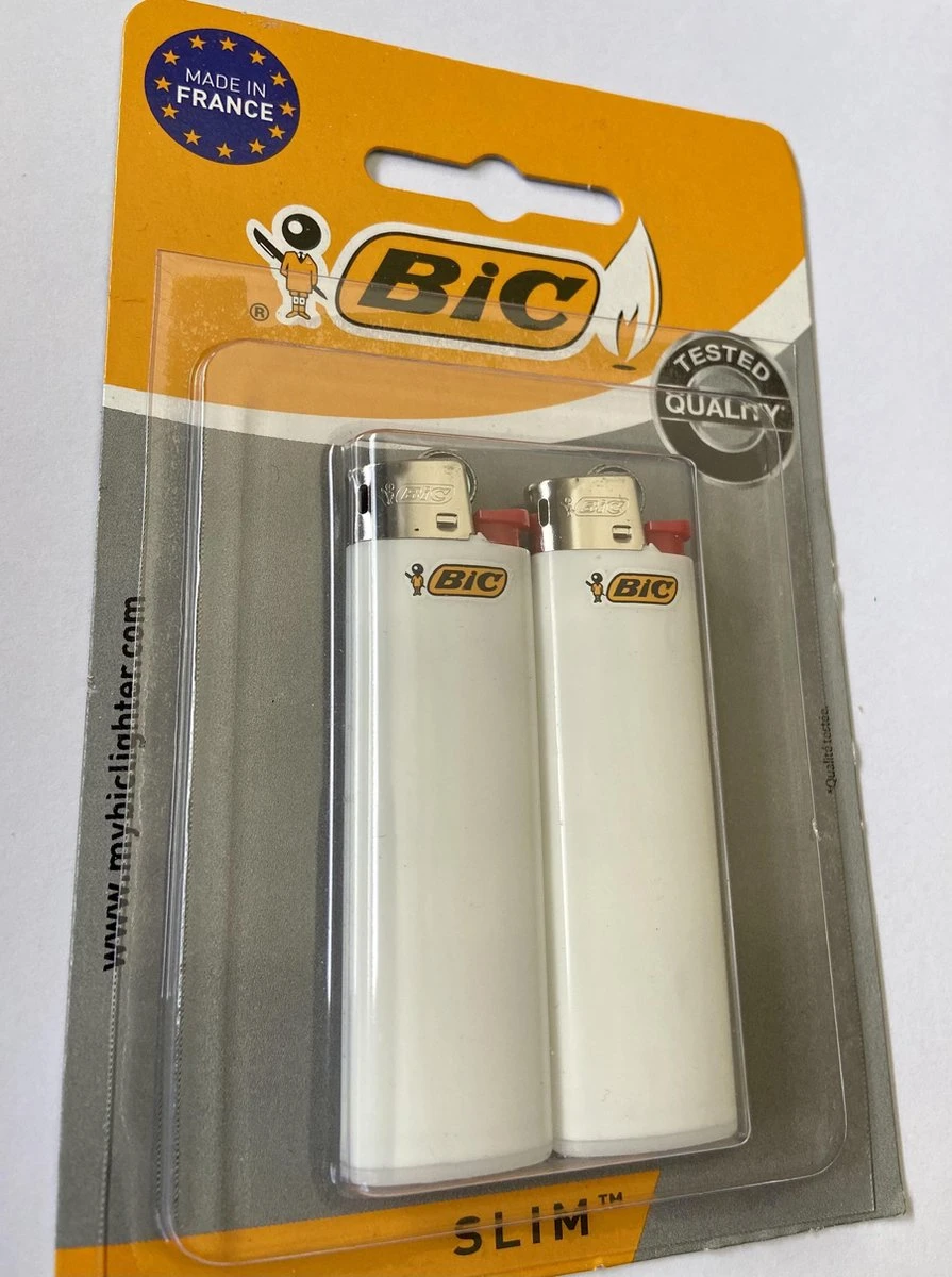 Bic Aansteker - Slim - Wit - 2 Stuks 4 Bic Aansteker - Slim - Wit - 2 Stuks - Afbeelding 2