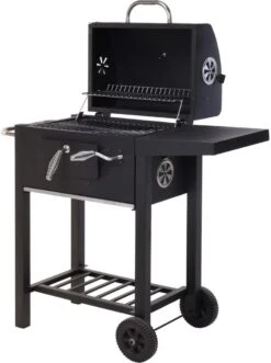 Vaggan Luxe Houtskool Barbecue - Grilloppervlak (LxB) 44 X 32 Cm - Staal - Matzwart -Merkloos Winkel 896x1200